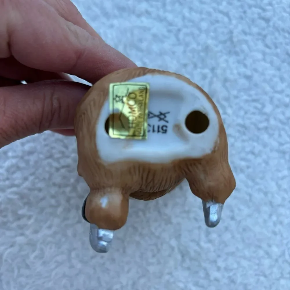 Set of 3 Adorable Vintage Homco Porcelain Ice Skating Winter Mice‎